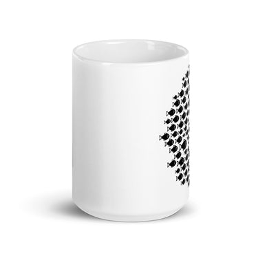 Fishing Pacman Style Coffee Mug